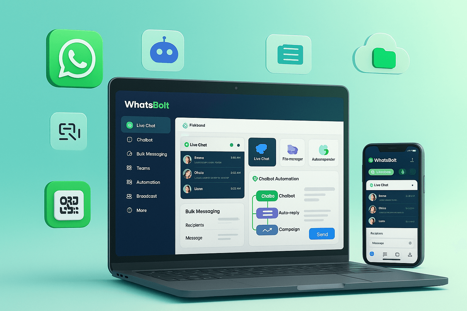 WhatsBolt Dashboard